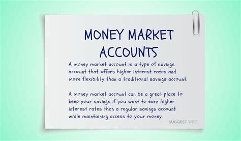 What Is Money Market Account How It Works And Its Benefits Suggest Wise