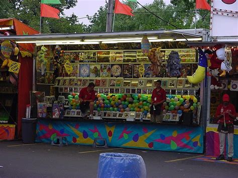 Balloon And Dart Game Booth From Carnivals And Fairs Pop A Balloon And