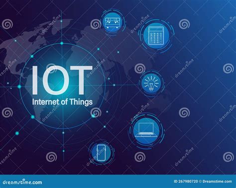 Iot Internet Of Things Devices And Connectivity Concepts On A Network