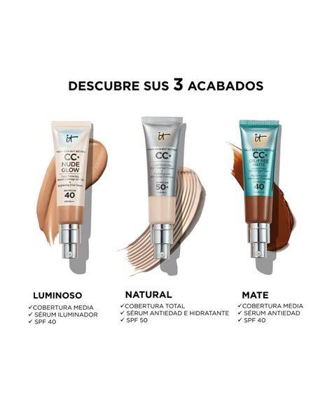 Base De Maquillaje Cc Nude Glow Spf It Cosmetics It Cosmetics El Corte Ingl S