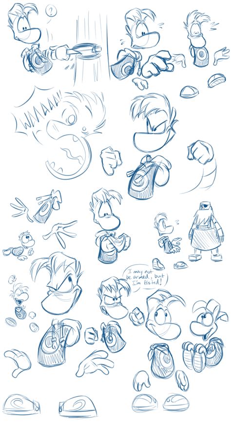 More Rayman Sketches by EarthGwee on DeviantArt | Concept art ...