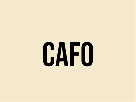 cafo  meaning    fluentslang