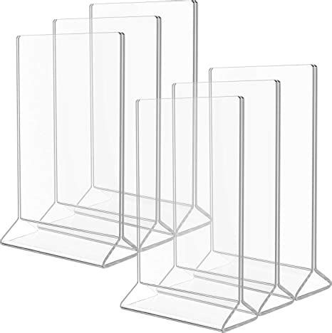 Amazon MaxGear Acrylic Sign Holder 5 X 7 Inches Clear Sign Holder