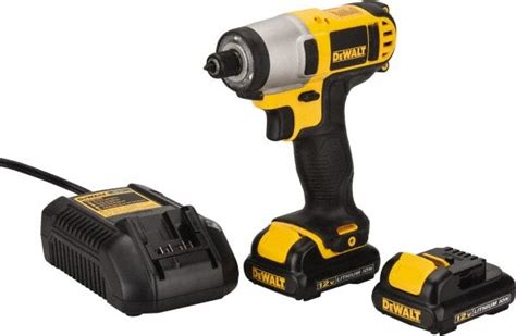 Dewalt Cordless Impact Driver 12v 14 Drive 79 Ftlb 2450 Rpm