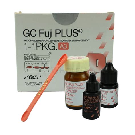 Gc Fuji Plus Glass Ionomer Luting Cement Set Wholedent