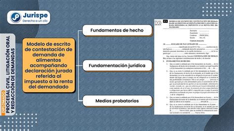 Modelo De Escrito De Contestación De Demanda De Alimentos Con Declaración Jurada Sobre El