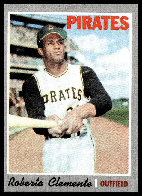 Topps Roberto Clemente Baseball Card Auctionninja