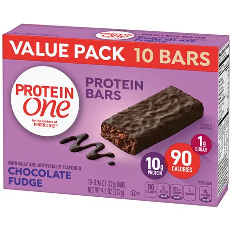 Protein One 90 Calorie Chocolate Fudge Bars 10 Ct 9 6 Oz