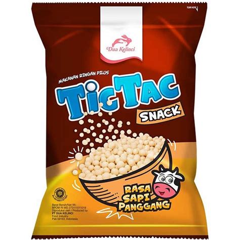 Jual Dua Kelinci Tic Tac Snack Pilus Sapi Panggang G Di Seller