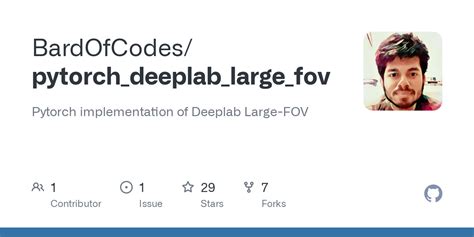 Github Bardofcodes Pytorch Deeplab Large Fov Pytorch Implementation