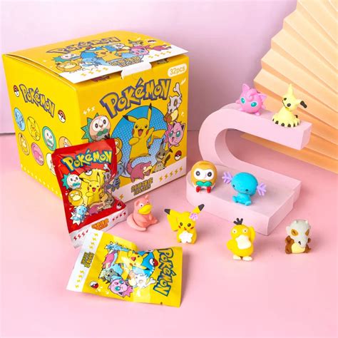 32pcs-Set-Pokemon-Anime-Sanrio-Hello-Kitty-Crayon-Pikachu-Figure-Diy ...