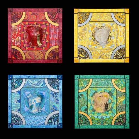 elements fire air water earth painting earth air fire water