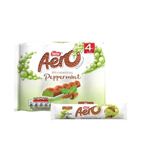 Aero Peppermint 4 X Bars 108g - Global Brand Supplies