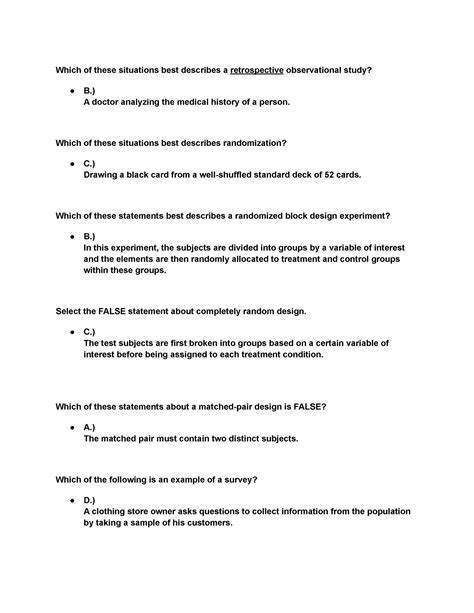 Sophia Introduction To Statistics Unit Challenge Which Of These