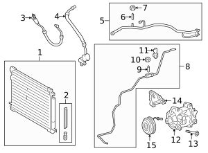 2019 2023 Lexus Condenser Assembly 884A0 06040 OEM Parts Online