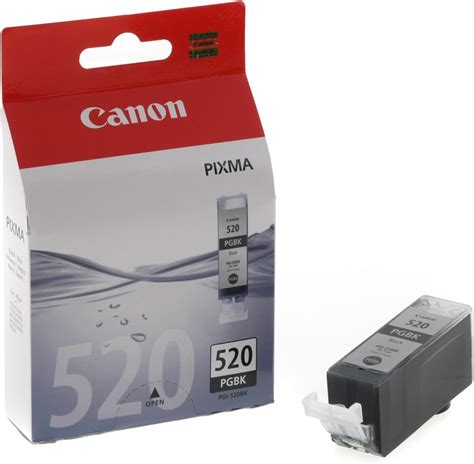 Canon Pgi Bk Ink Cartridge For Printers Black Black Ml Blist