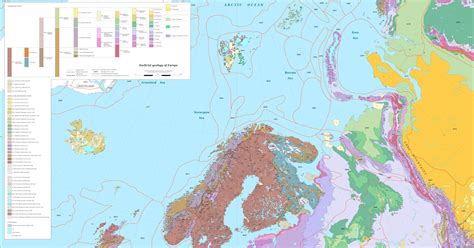 Geological Map Of Europe | Map Of Europe