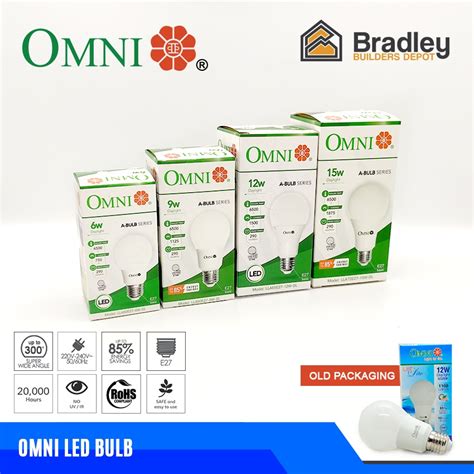 Omni Led Bulb Lite Bulb 220v 15w 3w 6w 9w 12w 15w Shopee Philippines