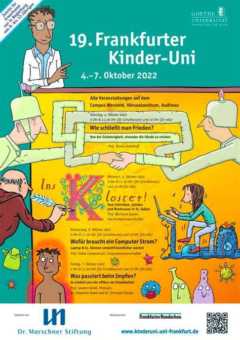 19 Frankfurter Kinder Uni Vom 4 Bis 7 Oktober Endlich Wieder In Präsenz Aktuelles Aus Der