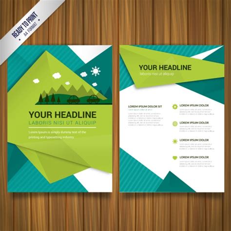 30+ Free Brochure Vector Design Templates - DesignMaz