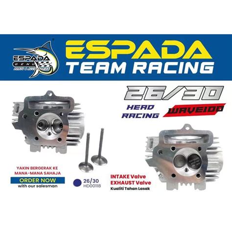 Head Racing Wave100 Ex5 Dream 26 30 Original ESPADA Head Racing Wave100