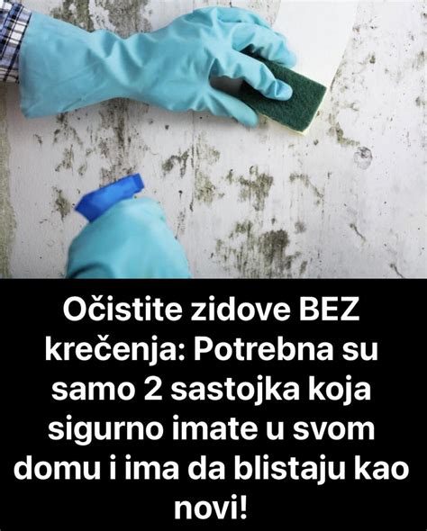 Istite Zidove Bez Kre Enja Potrebna Su Samo Sastojka Koja Sigurno