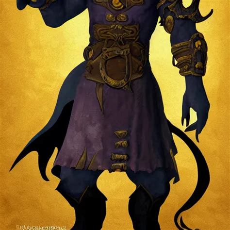 KREA Tiefling Sorcerer Underdark Manor Antagonist Digital Art