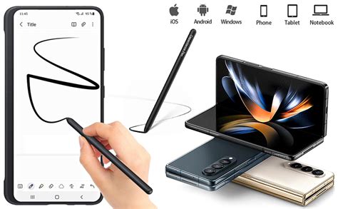 Baifu Z Fold Pen Universal Fold Stylus Pen Styli Touch Screen Pen