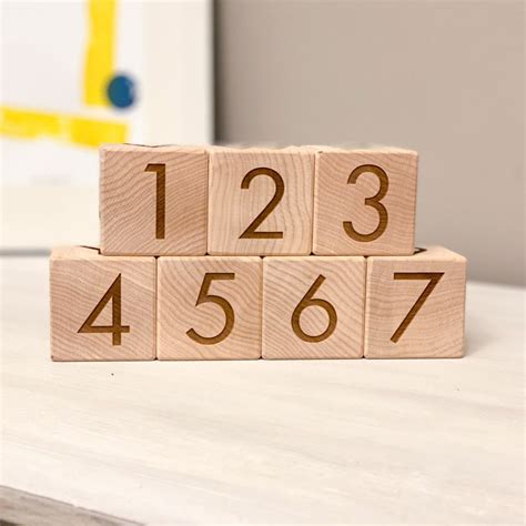 Abc Blocks Wooden Block Toys Laser Engraved Handmade Etsy