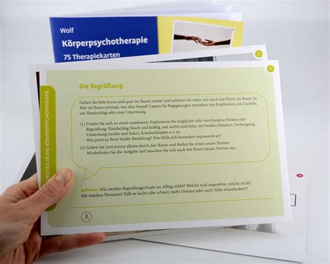 K Rperpsychotherapie Therapiekarten Mit Seitigem Booklet In