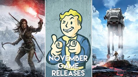 November New Game Releases Youtube