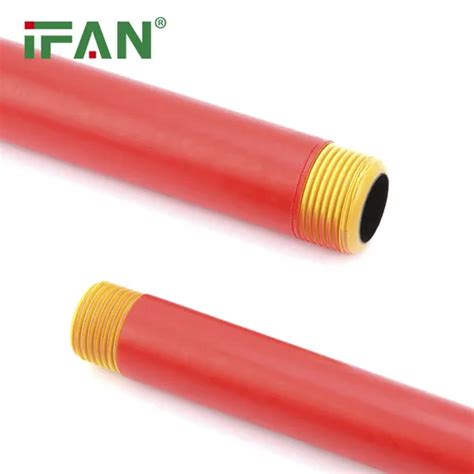 Ifan Manufacture Pph Pipe Red Color Plastic Pipe Inch Pph Water