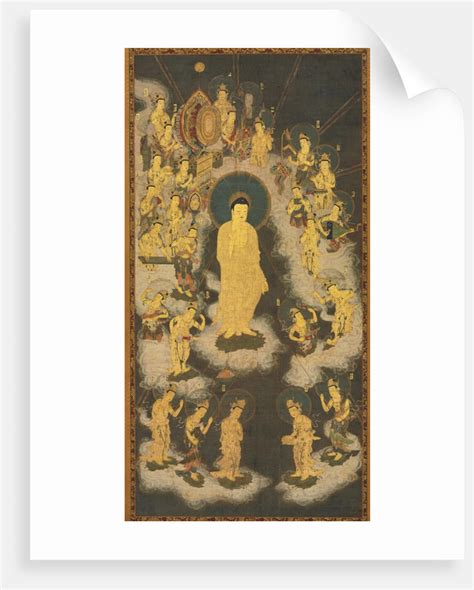 Welcoming Descent Of Amida Buddha 1300 33 Posters Prints By Unknown