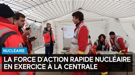 La Force daction rapide nucléaire en exercice à la centrale nucléaire