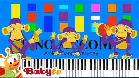 Babytv Eenie Meenie Minie Moe Slow Easy Medium K Piano Tutorial