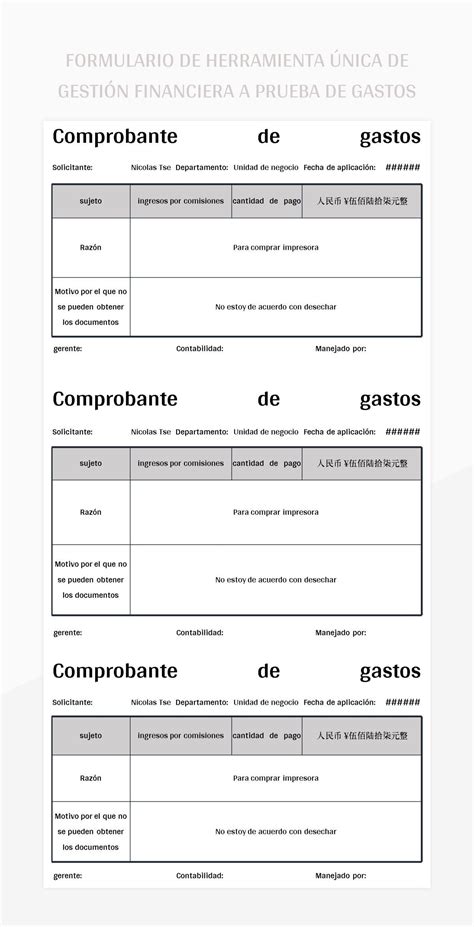 Plantilla De Excel Formulario De Herramienta Nica De Gesti N