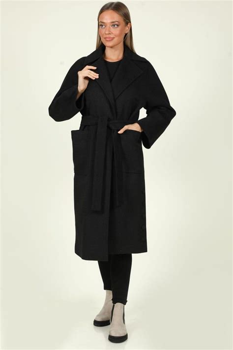 Renata 7062 BLACK Women Trenchcoat Dosso Dossi