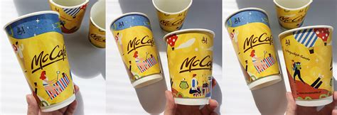 Illustration Series On Cups Mcdonalds On Behance