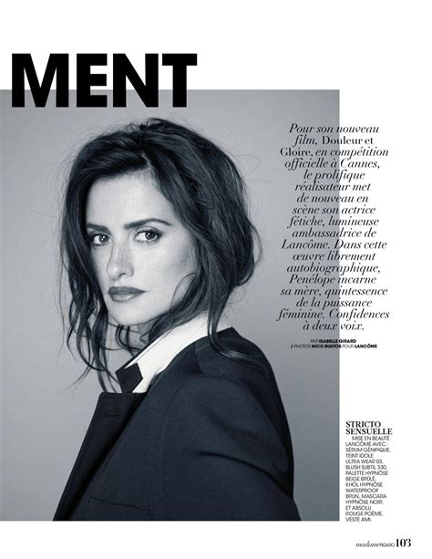 Penelope Cruz Madame Figaro Magazine 05172019 Issue • Celebmafia