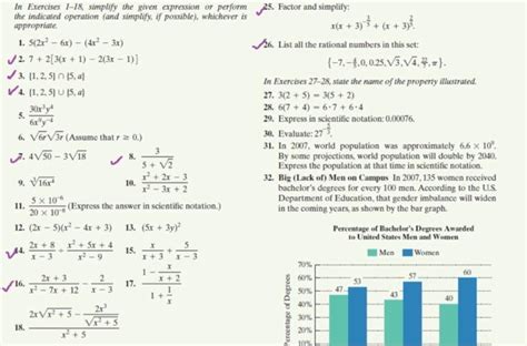 Solved 5. In Exercises 1-18, simplify the given expression | Chegg.com 
