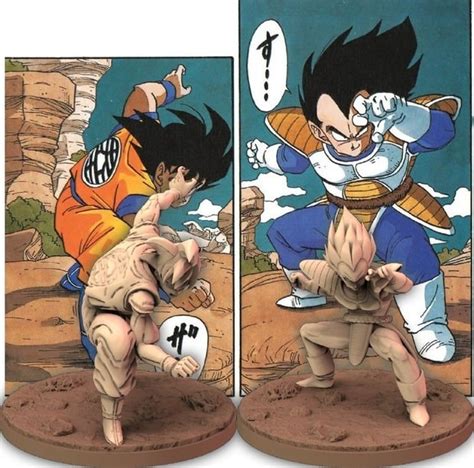 Goku VS Vegeta A Fight Out Of Bounds By Dragoon Miniatures Etsy