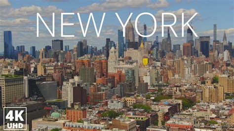 New York City 4k Ultra Hd Scenic Landscape View Aerial Drone