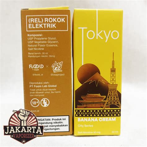 Jual FOOM TOKYO BANANA CREAM 30ML 30MG SALTNIC BY FOOM Jakarta Utara