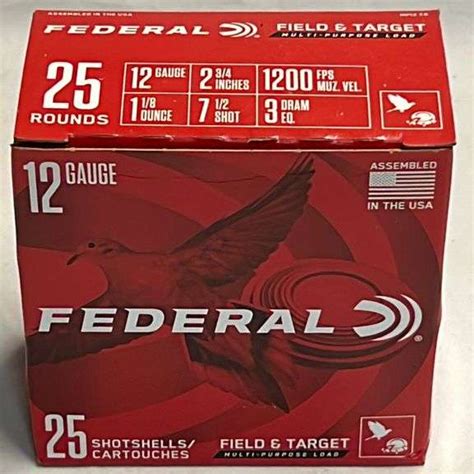 Federal 12ga Multi Purpose Load 25 Rounds Metzger Property Services