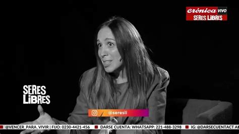 Mar A Eugenia Vidal Habl De Sus Adicciones En El Pasado No Ten A