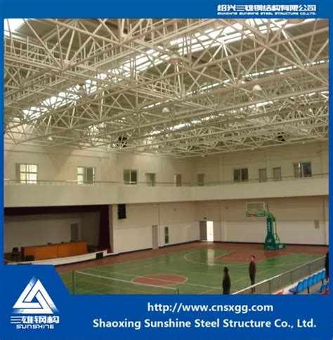 Large Span Trusses For Gymnasium Hall Truss And Steel Structure Hall