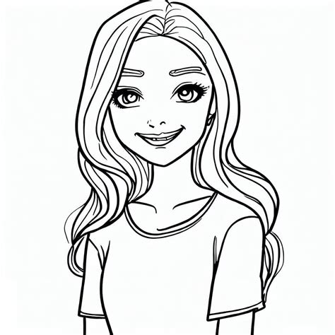 Coloriage Le Visage De Fille Ado Télécharger Et Imprimer Gratuit Sur