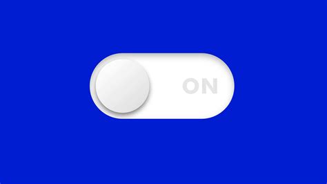 On Off Switch Button Animation On Blue Stock Motion Graphics SBV ...