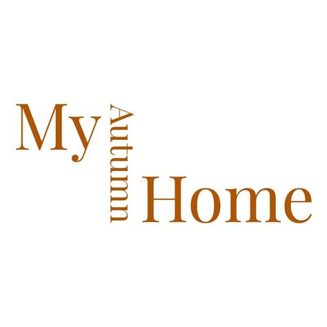 The Logo For My Community Home With An Orange And Brown Design On It S