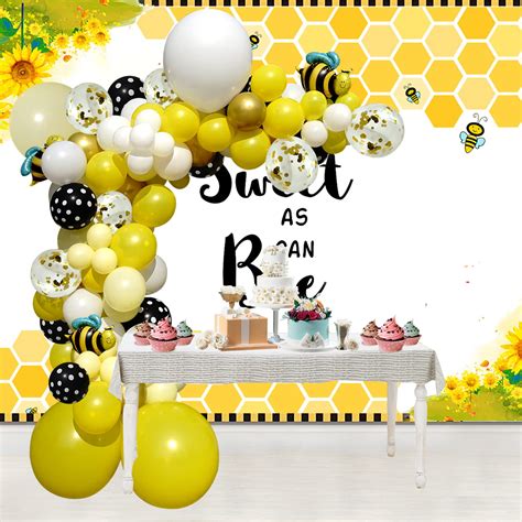 Buy Pcs Bee Balloon Garland Arch Kit Bee Gender Reveal Party